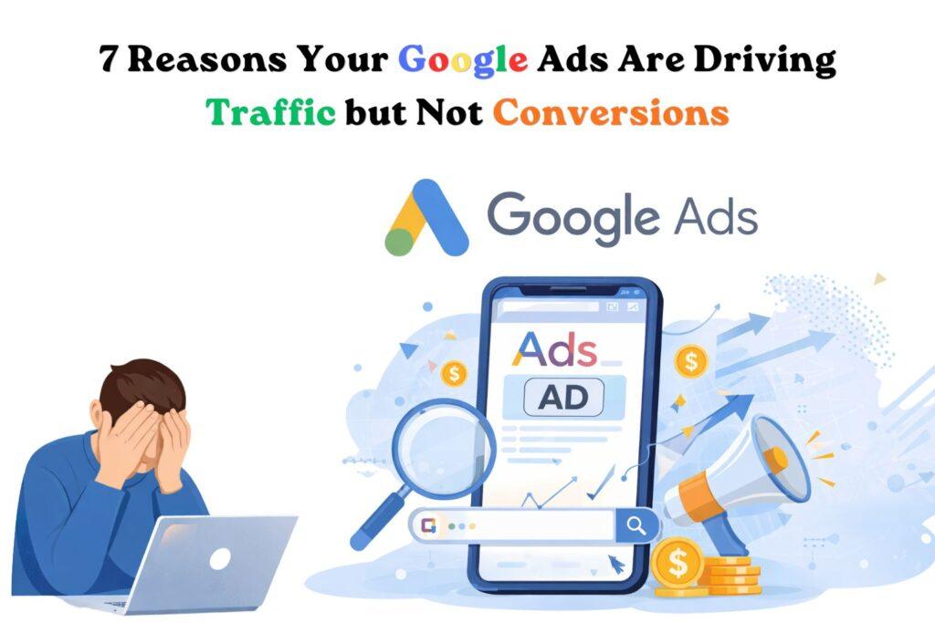 7 Reasons Your Google Ads Are Driving Traffic but Not Conversions