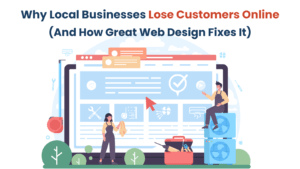 Why Local Businesses Lose Customers Online (And How Great Web Design Fixes It)